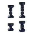 thumbnail image 2 of 2Pcs Bedside Stopper Blue Large 2Pcs Headboard Stoppers Adjustable Threaded Bed Frame Anti Shake Tool Bed Wall Stopper Rocking Headboard Pad for Bed Cabinet Chair Sofa Furniture, 2 of 5
