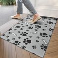 thumbnail image 4 of Paw Prints and Bones Door Rugs,Washable Non Slip Door Mats Indoor,Decorative Door Mats,Entry Mat Indoor for Entrance,Bedroom,Kitchen,Bathroom,17"x30", 4 of 6