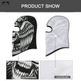 thumbnail image 5 of 3d Balaclava Ski Mask Skeleton Ghost Full Face Mask Motorcycle UV Protection Scarf Summer Cooling Neck Hood Face Cover for Halloween Cycling, 5 of 6