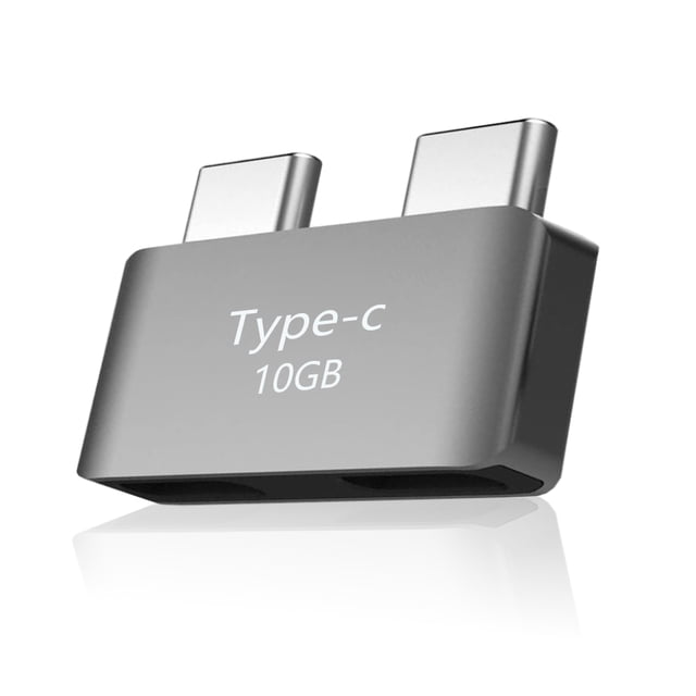Adaptador macho a hembra tipo c con conectores duales 40Gbps 100W Extensor de carga Suministros para computadora portátil Reemplazo para MacBook Pro / Air Inevent EL005150-00