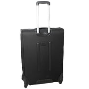 Transworld 3-piece Expandable 360 Degree Spinner Upright Luggage Set - Black