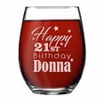 thumbnail image 2 of My Personal Memories Customized 21st Birthday Party Shot Glass, Wine Glass, Beer Glass and Champagne Flute - Personalized and Engraved (15 oz Stemless), 2 of 4