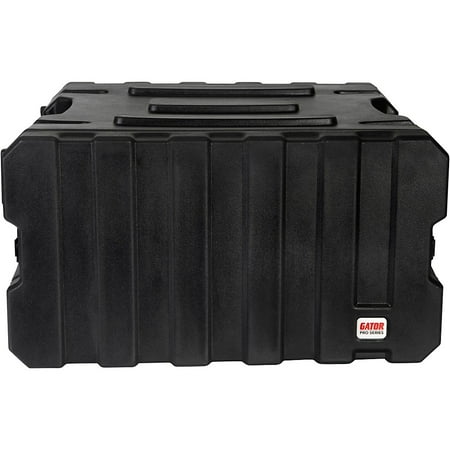 Gator Cases 6U, 19" Deep Molded Audio Rack; w/ Wheels