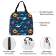 thumbnail image 3 of Yiaed Ocean Floor Animals Print Insulated Lunch Bag Reusable Cute Tote Lunch Box, Leakproof Cooler Lunch Bags for Work Office Travel School Picnic, 3 of 5