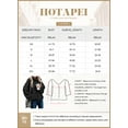 thumbnail image 6 of HOTAPEI Turtleneck Sweaters for Women Yellow Oversized Chunky Cable Knit Sweater Soft Comfy Pullover Sweaters Pullover Knit Winter Tops, 6 of 7