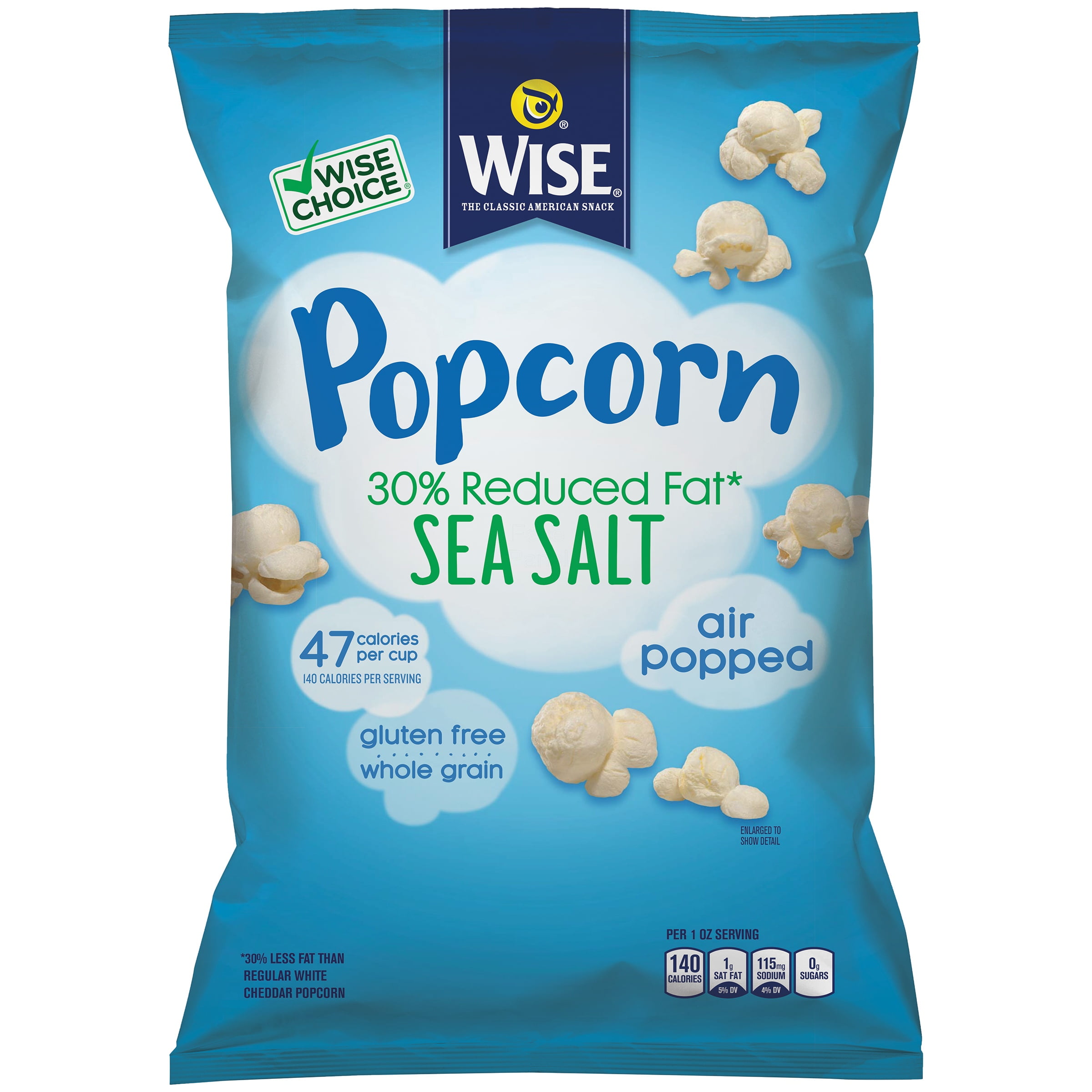 Wise Sea Salt Popcorn, 5.5 Oz. - Walmart.com
