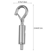 ROSENICE 10 Pcs Cable Guide The Wire Cables Organizer Include Hook Silver