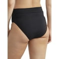 thumbnail image 2 of Bleu Rod Beattie BLACK Kore High-Waist Side Shirred Bikini Swim Bottom, US 14, 2 of 2