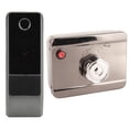 thumbnail image 3 of Keyless Entry Door Lock, Rustproof Accurate Anti Copy Smart Locks Easy Installation Sturdy Oxidation Resistant  for Homestay for Home for Apartment Fingerprint + Password, 3 of 7