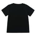 thumbnail image 6 of Yammkia Toddler Baby Boy Girl Short Sleeve Crew Neck T Shirt Pullover Summer Basic Tee Solid Casual Clothes 12 18 Months 2T-7T,Black 12-24 Months, 6 of 7