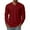 #044 Wine, variant on Felirenzacia Men's V Neck Sweatshirt, Casual Lightweight Cotton Long Sleeve Pullover Shirt Top,Wine,S