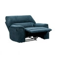 thumbnail image 6 of Pemberly Row Chenille Reclining Chair in Indigo, 6 of 7