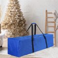 thumbnail image 4 of romoty 45x12x13 Inch Christmas Tree Storage Bag, Heavy Duty Oxford Cloth, Waterproof Storage Tote (Blue/Black Options), 4 of 6