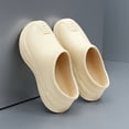 thumbnail image 6 of GPOECD Mens Slippers Oversized Couple'S Style Chef Shoes Slippers Fashionable Rain Boots for Outdoor Wear Mens Sandals Khaki,6, 6 of 8