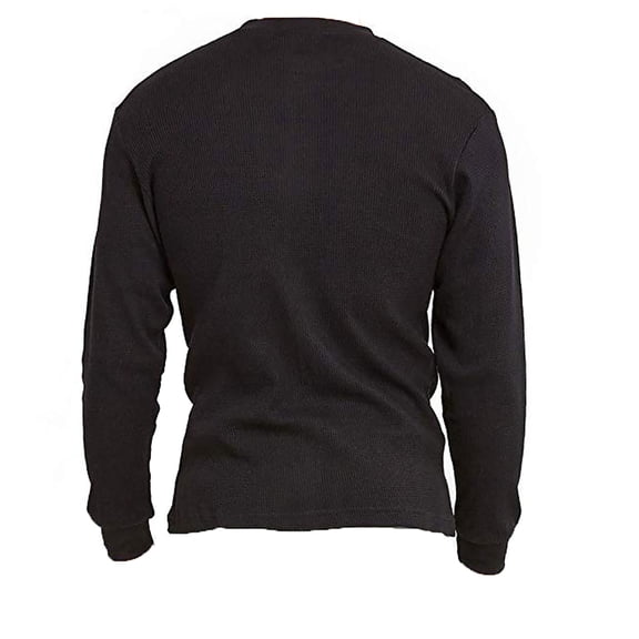 JTieacloth Knitted Pullover Sweaters Men's Autumn Winter Casual Brushed O Neck Long Sleeve Base Shirt Top Blouse(Black)