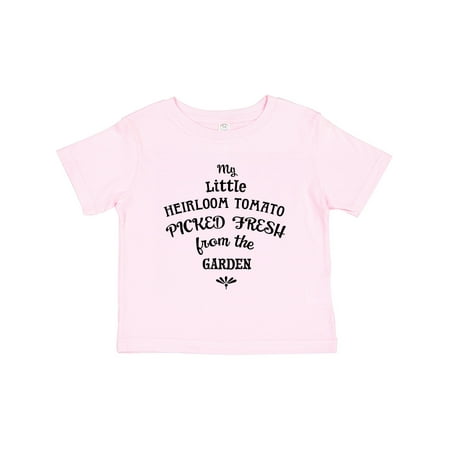 

Inktastic My Little Heirloom Tomato Picked Fresh from the Garden Gift Toddler Boy or Toddler Girl T-Shirt