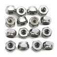 thumbnail image 2 of 100PcS 8-32 Nylon Insert HEX Lock NUT A2 Stainless by FULLERKREg, 2 of 4