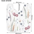 thumbnail image 5 of Floral Wildflowers Bathroom Rug 24"×16",Non-Slip High Absorbent Bath Mat Rug Machine Washable Bahtub Mats Home Decor, 5 of 7