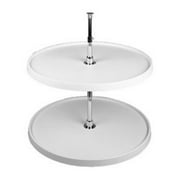 Rev-a-Shelf Full Circle Polymer 2-Shelf Independently Rotating Lazy Susan by Oharco Distributors Inc