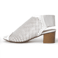thumbnail image 2 of J. Adams Maddie Booties for Women - Peep Toe Low Block Heel Hook & Loop Strap Sandals, 2 of 7