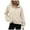 Beige, variant on larppty Womens Sweatshirts Half Zip Cropped Pullover Fleece Quarter Zipper Hoodies 2032 Fall Fashion Outfits Clothes (Beige, XL)