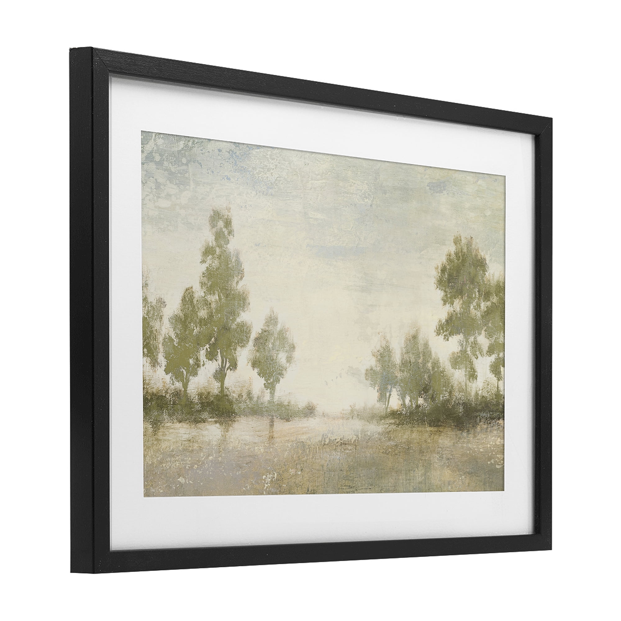 Stupell Industries Forest Light Distant Valley Black Framed Print Under Glass, design by Michael Marcon