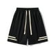 thumbnail image 1 of pstuiky Pantalones cortos para hombre, Pantalones cortos casuales cómodos de moda para hombre, de color liso, con cintura elástica regular, para playa Pantalones cortos de golf, 1 of 4