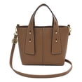 thumbnail image 1 of Bolso Bandolera Elegante Mano Holgado Hombro Casual Mujer PU Gran Capacidad Correa Larga Desmontable Cierre Hobo, 1 of 9