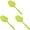 Green, variant on CSSJKYJ 2PCS Heat Slotted Spatula Multi Purpose With Holes Nylon Slotted Turner for Frying Boiling Pasta Dumplings Non Stick Kitchen Utensil.Black