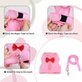 thumbnail image 3 of HeeHom Christmas Bunny Harness Leash Set - Soft Mesh Vest for Rabbits Kittens Ferrets Small Pets - Adjustable Escape-Proof Design, 3 of 6