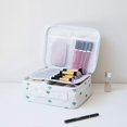 thumbnail image 2 of Bolsas de maquillaje de viaje, organizador de estuches de cosméticos, bolsa de almacenamiento portátil, bolsa de cosméticos, brochas de maquillaje, bolsa de artículos de tocador,, 2 of 7