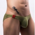 thumbnail image 1 of Calzoncillos de cintura baja sexys de moda de malla roja transpirable de verano para hombre, 1 of 5