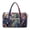 American Patriotic Eagle Print, variant on Capybara Large Quilted Duffle Bag for Women, Cute Weekender Travel Bag Carry On Overnight Gym Dance Bag with Zipper Pockets & Adjustable Strap