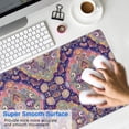 thumbnail image 4 of Long Mouse Pads for Desk,Multicolor Ethnic Floral Pattern Desk Mats on Top Of Desks, Desk Mouse Pad Extra Large with 3mm Non-Slip Base and Stitched Edge for Gaming,Office,Work,Home 31.5"x11.8", 4 of 6