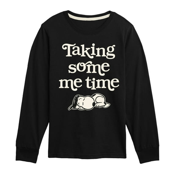 Peanuts - Taking Some Me Time - Toddler & Youth Long Sleeve Graphic T-Shirt
