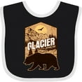 thumbnail image 3 of Inktastic Glacier National Park Vacation Boys or Girls Baby Bib, 3 of 4