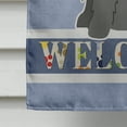 thumbnail image 4 of Carolines Treasures BB5673CHF Cocker Spaniel Black Welcome Flag Canvas House Size, 4 of 4