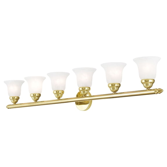 Livex Lighting - Neptune - 6 Light Bath Vanity in Traditional Style - 48 Inches