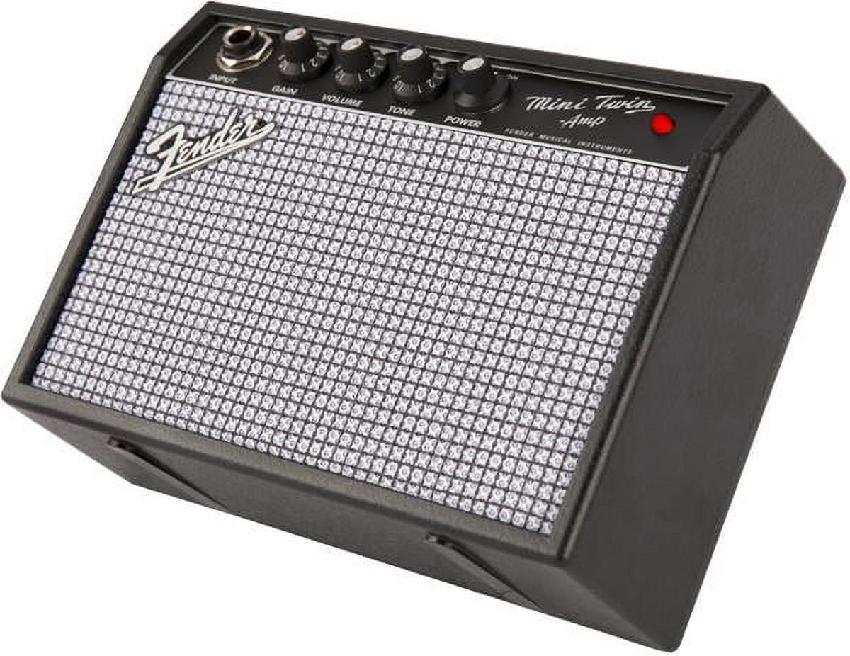 Fender '65 Twin Silverface Guitar Mini Amplifier - A Portable Classic Amp