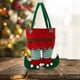 thumbnail image 4 of Bolsas de dulces de elfo de Navidad Wdftyju Bolso de rayas de terciopelo 42*22 cm, 4 of 8
