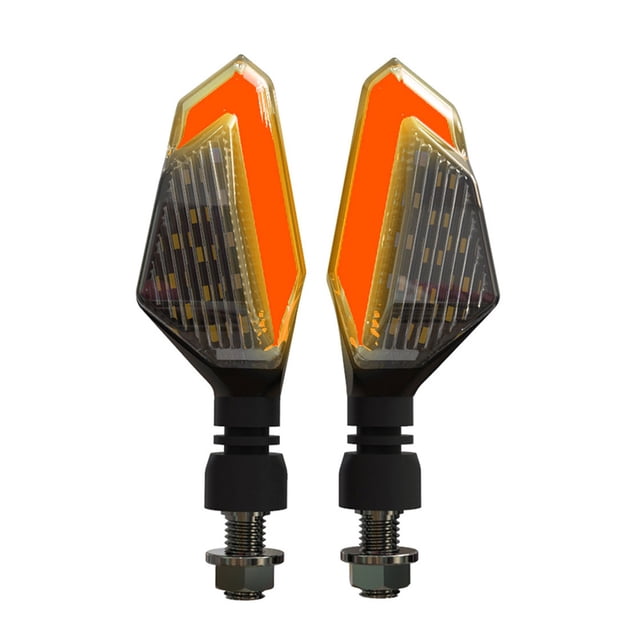 LED Intermitente para Motocicleta Luces Circulación Diurna (amarillo Y Rojo) 2 Uds.