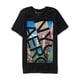 thumbnail image 1 of Camiseta gráfica Aeropostale City Scene para hombre negra extragrande, 1 of 1