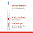 Colgate 360 Advanced Whitening Battery Powered Toothbrush, Soft, 1 Ct