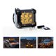 thumbnail image 3 of Faro Barra IRON LED 6 LED Luz Ámbar Fija Auxiliar 18W 12V/24V Universal para Moto, Auto, Camioneta, Off Road, Coche, Camión, 3 of 10