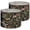 Camouflage Oak Leaves, variant on Linen Drum Lamp Shades Vintage Floral Soft Blue Green Blooms Cream 13" x 13" x 10" Lampshade for Table Lamps Floor Lamps Lamp Shade Replacement Easy Assembly Required
