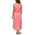 thumbnail image 2 of Hurley Womens Monroe High Slit Blouson Maxi Dress peachblossom S, 2 of 5