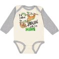 thumbnail image 3 of Inktastic Id Rather Be Hanging with My Mimi Cute Sloths Boys or Girls Long Sleeve Baby Bodysuit, 3 of 5