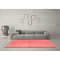 thumbnail image 3 of Ahgly Company Indoor Rectangle Abstract Red Contemporary Area Rugs, 5' x 8', 3 of 4