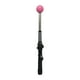 thumbnail image 1 of Palo de calentamiento telescópico, entrenador de swing de golf telescópico, mejora la fuerza del ritmo Negro rosa, 1 of 9