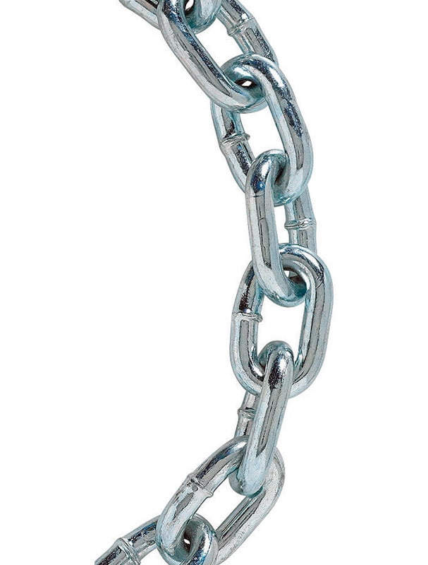 0.26 Diameter 1/4 Trade Campbell 0143436 System 3 Grade 30 Low Carbon Steel Proof Coil Chain in Square Pail 100 Length Hot Galvanized 1300 lbs Load Capacity 
